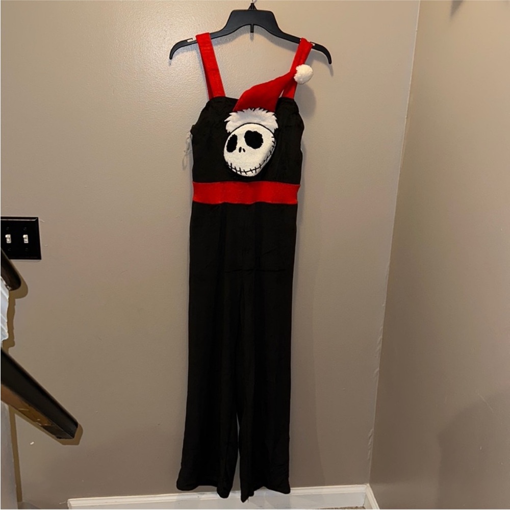 Nightmare before Christmas Black and Red Skeleton Jumpsuit